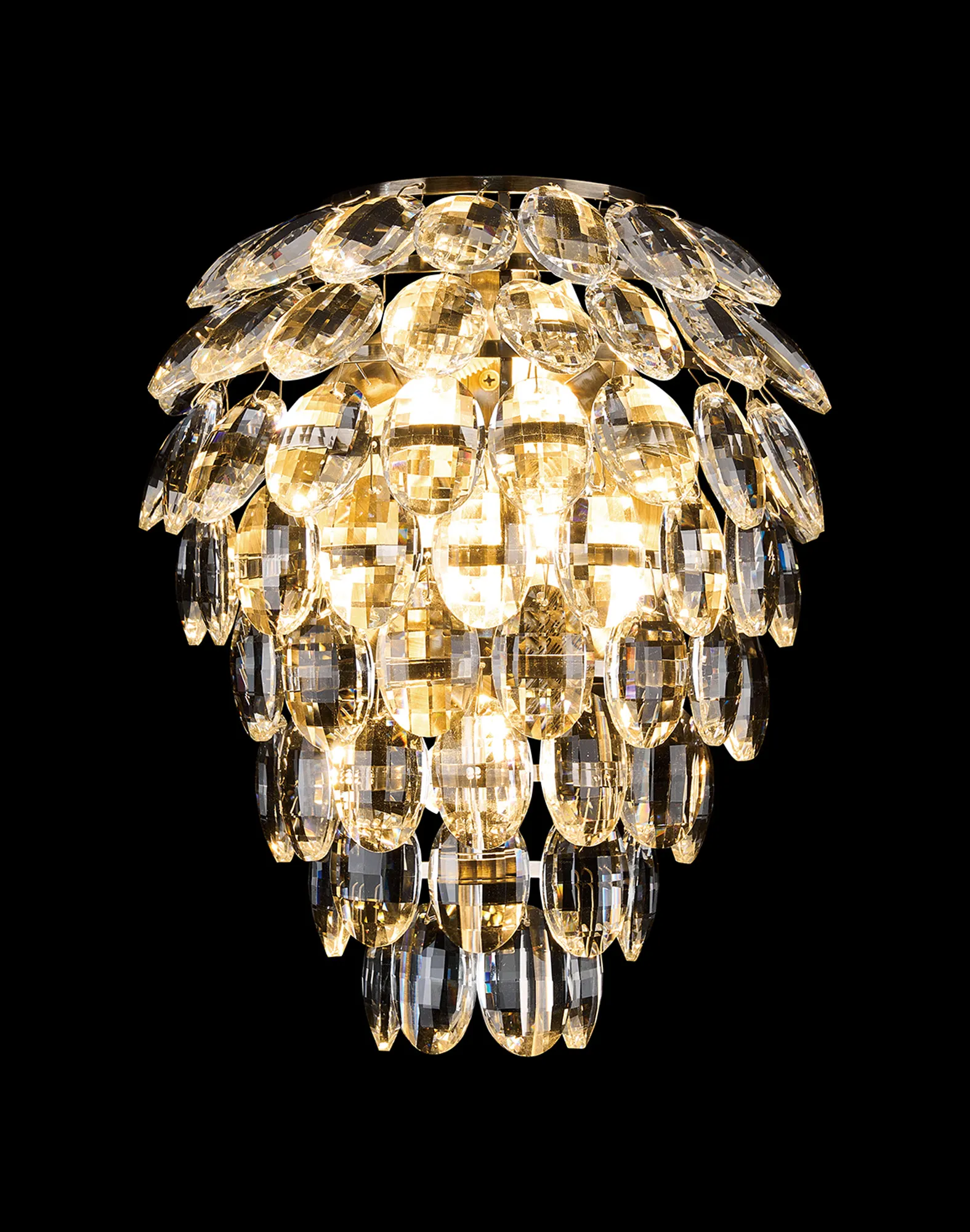 Coniston IP Bathroom Lights Diyas Crystal Wall Lights